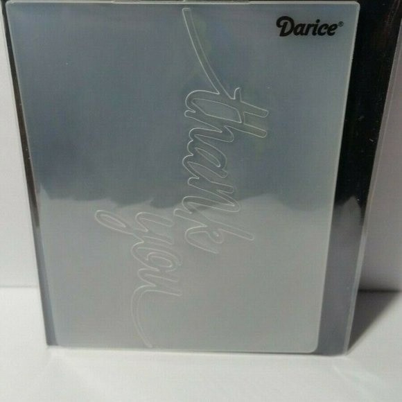 Darice Embossing Folder thank you - Picture 4 of 6